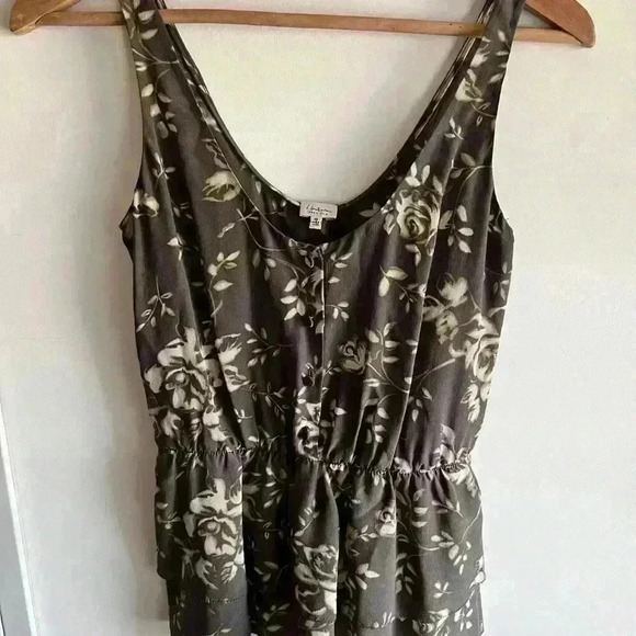 Babaton Aritzia Womens Brown Floral Silk Romantic Feminine Garden Firl Top XS - Picture 12 of 12